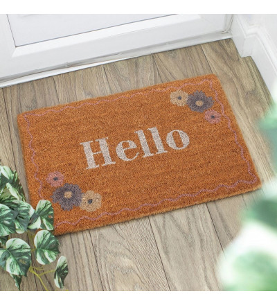 Paillasson Hello floral