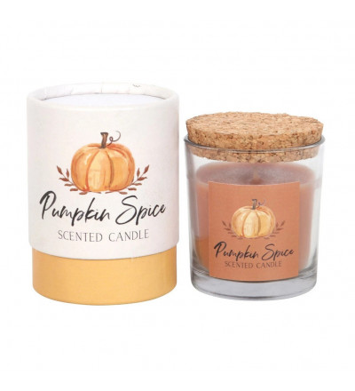 Bougie automnale épices - citrouille