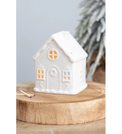 Bougeoir maison de Noël