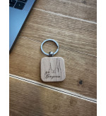 Porte clé gravé personnalisé
