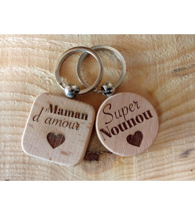 Porte clé gravé personnalisable