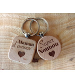 Porte clé gravé personnalisé