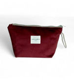 Trousse de toilette en velours - Grande | Esprit Cottage