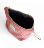 Trousse de toilette en velours - Grande | Esprit Cottage