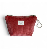 Trousse de toilette en velours - Grande | Esprit Cottage