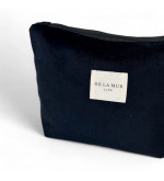 Trousse de toilette en velours - Grande | Esprit Cottage