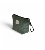 Trousse de toilette en velours - Grande | Esprit Cottage