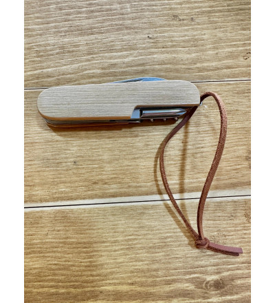 Couteau multi-fonctions en bois personnalisable