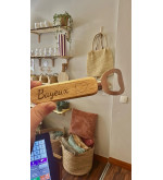 Décapsuleur long en bois personnalisable