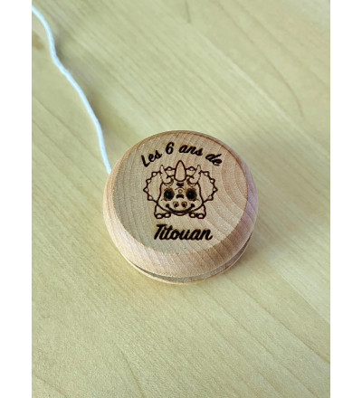 Yo-yo en bois personnalisable